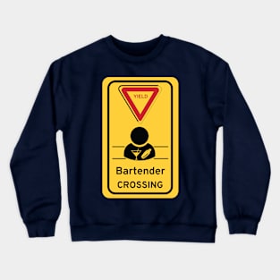 Bartender crossing Crewneck Sweatshirt